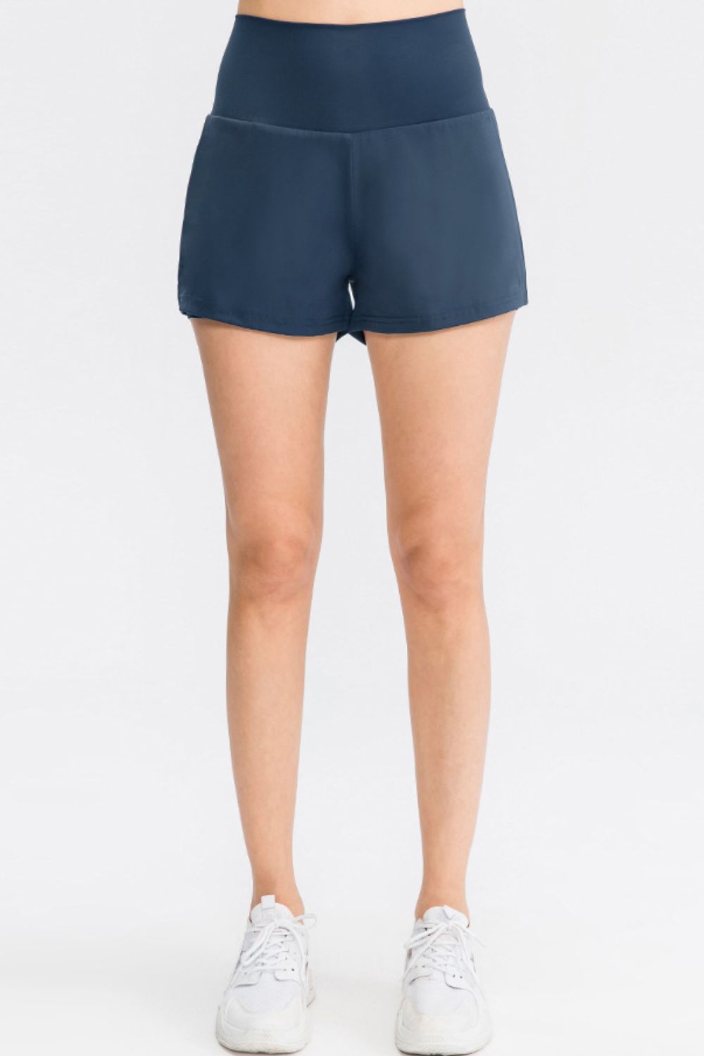 Elastic Waistband Yoga Shorts