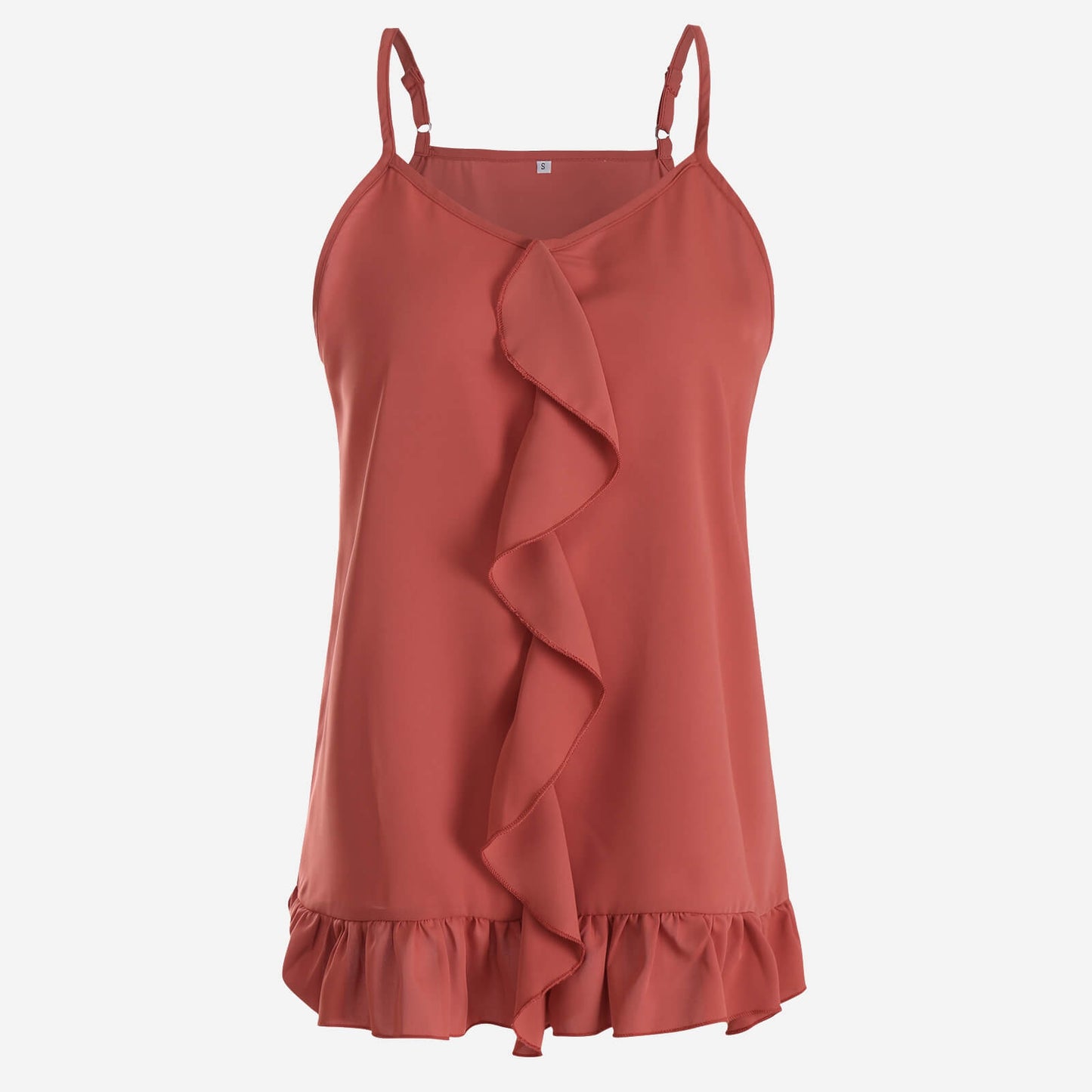 Ruffled V-Neck Cami